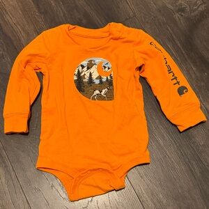 Carhartt Bright Orange Kids Bodysuit